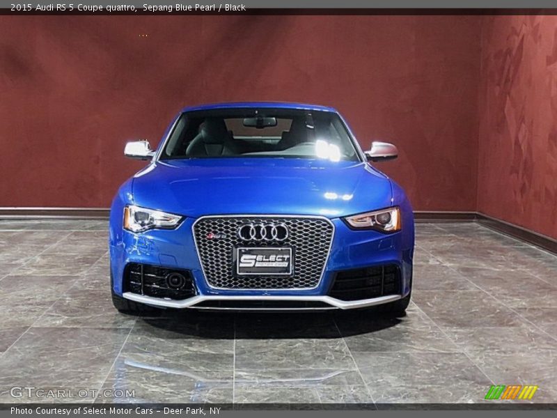 Sepang Blue Pearl / Black 2015 Audi RS 5 Coupe quattro