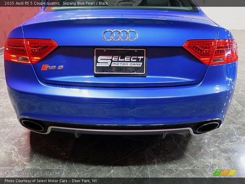 Sepang Blue Pearl / Black 2015 Audi RS 5 Coupe quattro