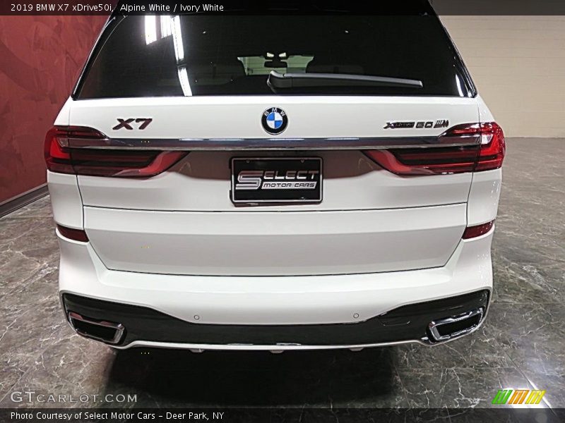 Alpine White / Ivory White 2019 BMW X7 xDrive50i