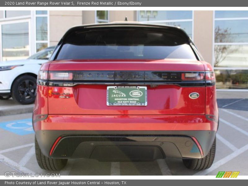Firenze Red Metallic / Ebony/Ebony 2020 Land Rover Range Rover Velar S
