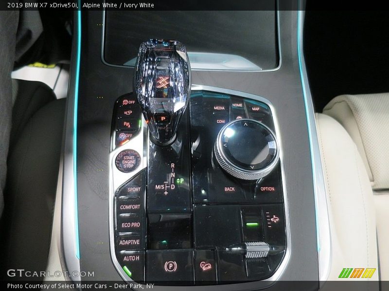 Controls of 2019 X7 xDrive50i