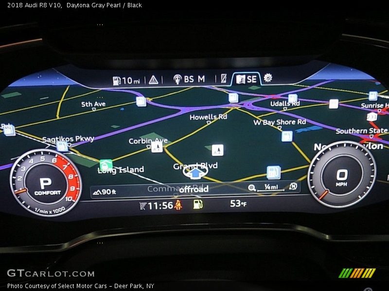 Navigation of 2018 R8 V10