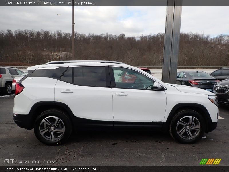 Summit White / Jet Black 2020 GMC Terrain SLT AWD