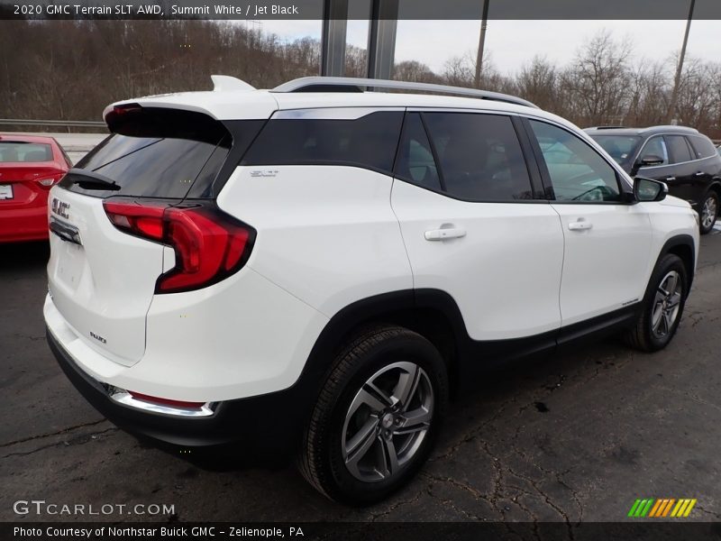 Summit White / Jet Black 2020 GMC Terrain SLT AWD