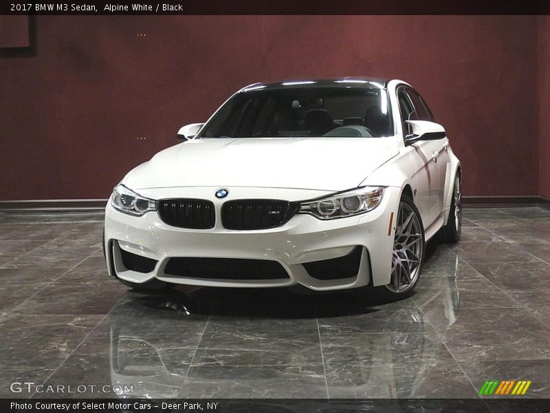 Alpine White / Black 2017 BMW M3 Sedan