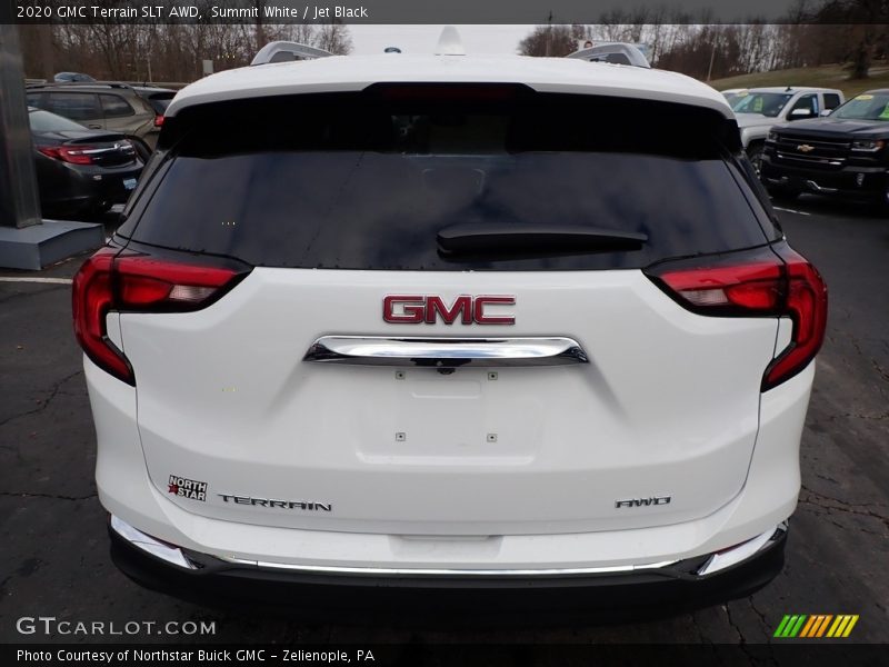 Summit White / Jet Black 2020 GMC Terrain SLT AWD