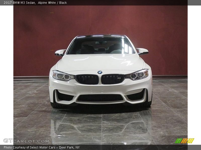 Alpine White / Black 2017 BMW M3 Sedan