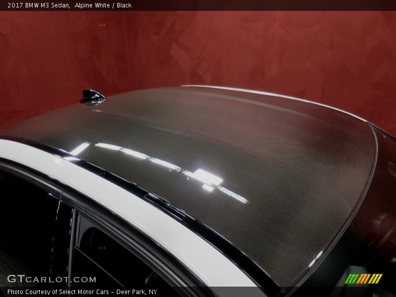 Alpine White / Black 2017 BMW M3 Sedan