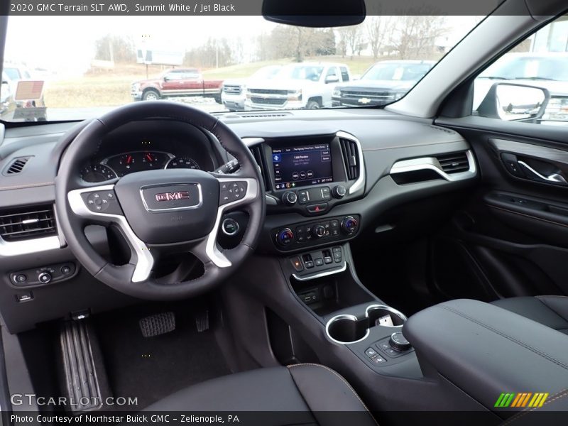 Summit White / Jet Black 2020 GMC Terrain SLT AWD