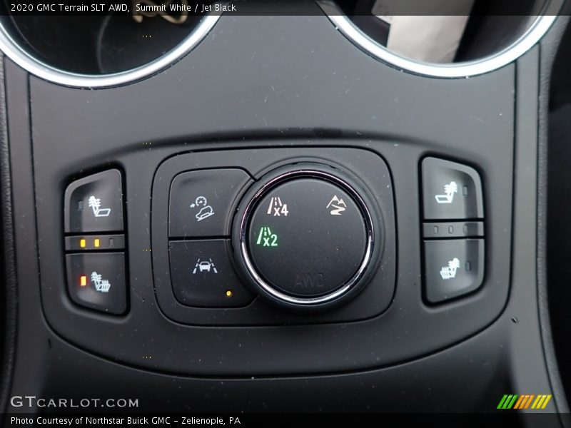 Summit White / Jet Black 2020 GMC Terrain SLT AWD