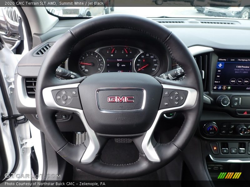 Summit White / Jet Black 2020 GMC Terrain SLT AWD