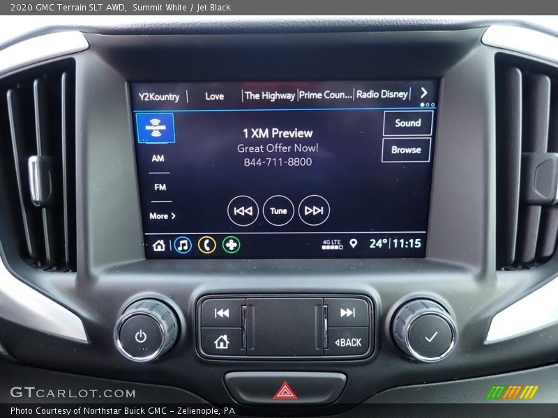 Summit White / Jet Black 2020 GMC Terrain SLT AWD