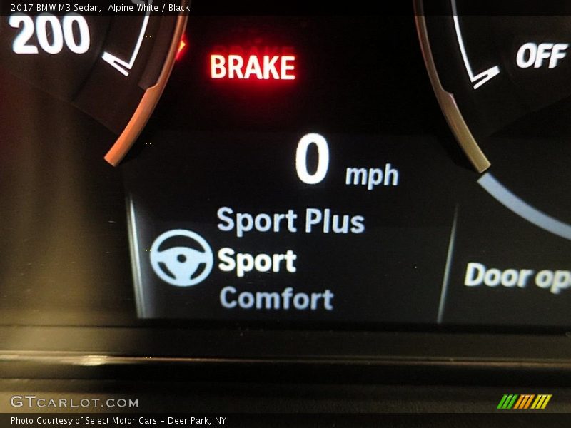 Alpine White / Black 2017 BMW M3 Sedan
