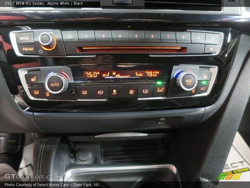 Controls of 2017 M3 Sedan