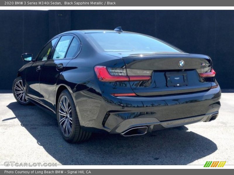 Black Sapphire Metallic / Black 2020 BMW 3 Series M340i Sedan