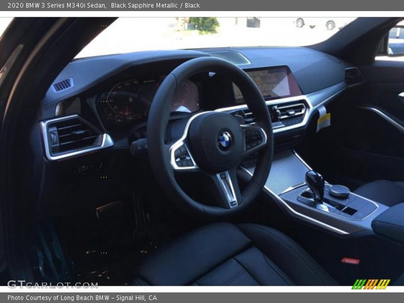 Black Sapphire Metallic / Black 2020 BMW 3 Series M340i Sedan