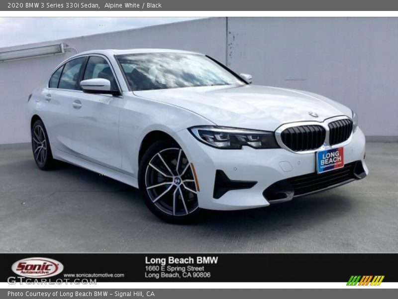 Alpine White / Black 2020 BMW 3 Series 330i Sedan