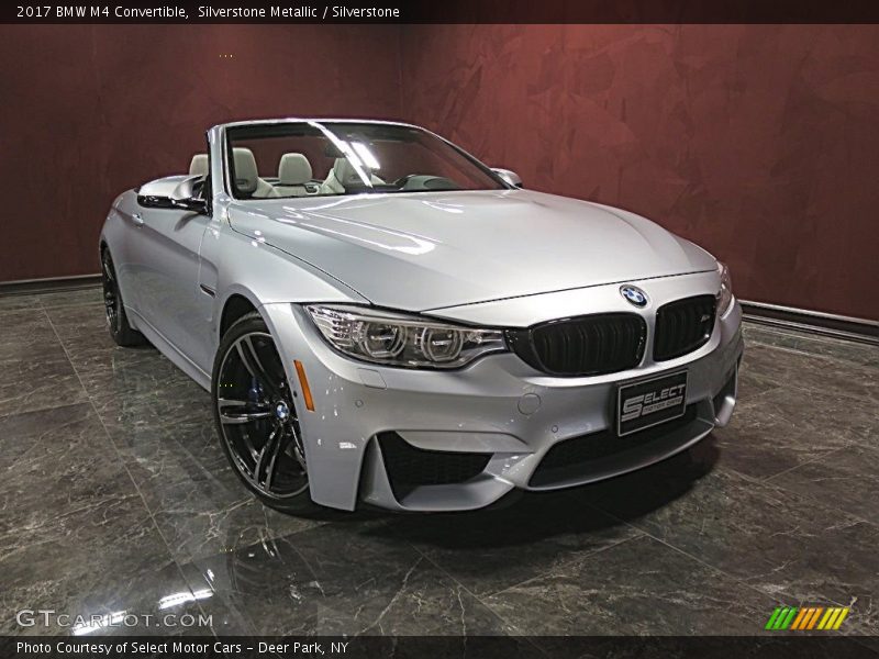 Silverstone Metallic / Silverstone 2017 BMW M4 Convertible