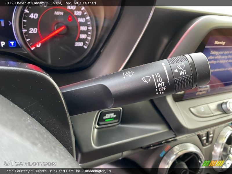 Controls of 2019 Camaro SS Coupe