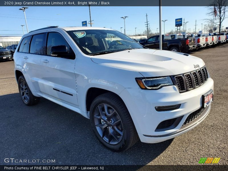 Bright White / Black 2020 Jeep Grand Cherokee Limited X 4x4