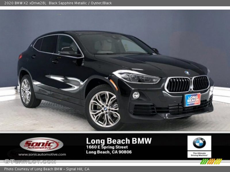 Black Sapphire Metallic / Oyster/Black 2020 BMW X2 xDrive28i