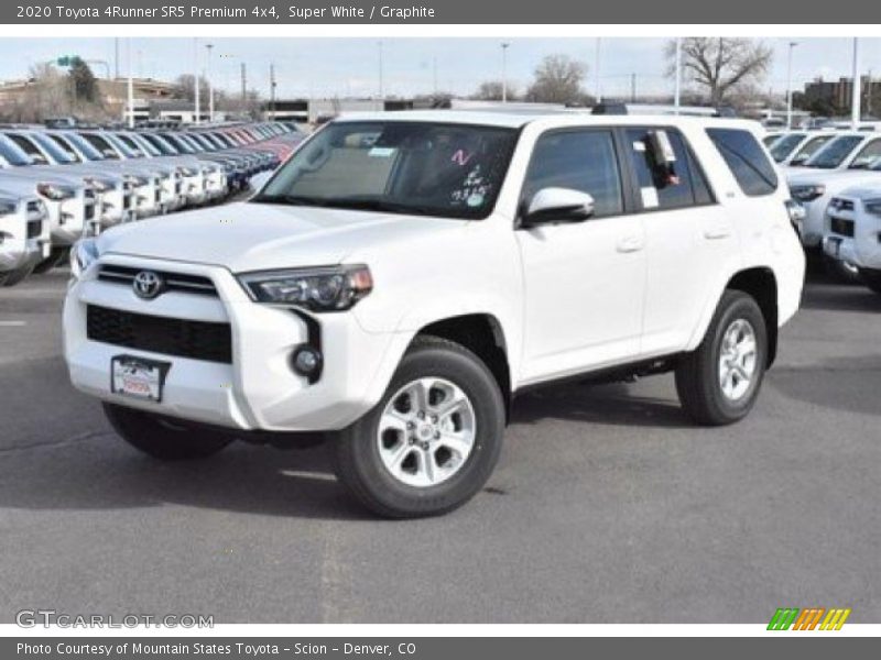 Super White / Graphite 2020 Toyota 4Runner SR5 Premium 4x4