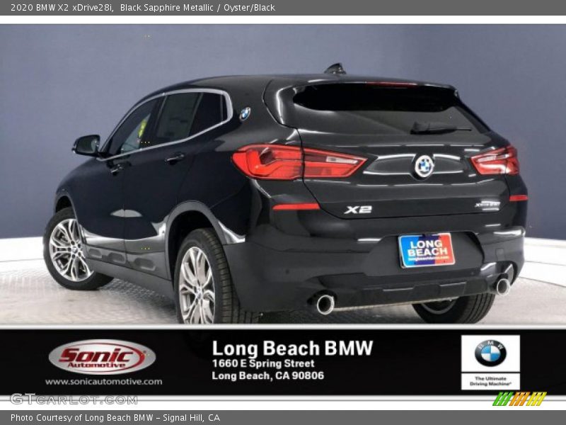 Black Sapphire Metallic / Oyster/Black 2020 BMW X2 xDrive28i