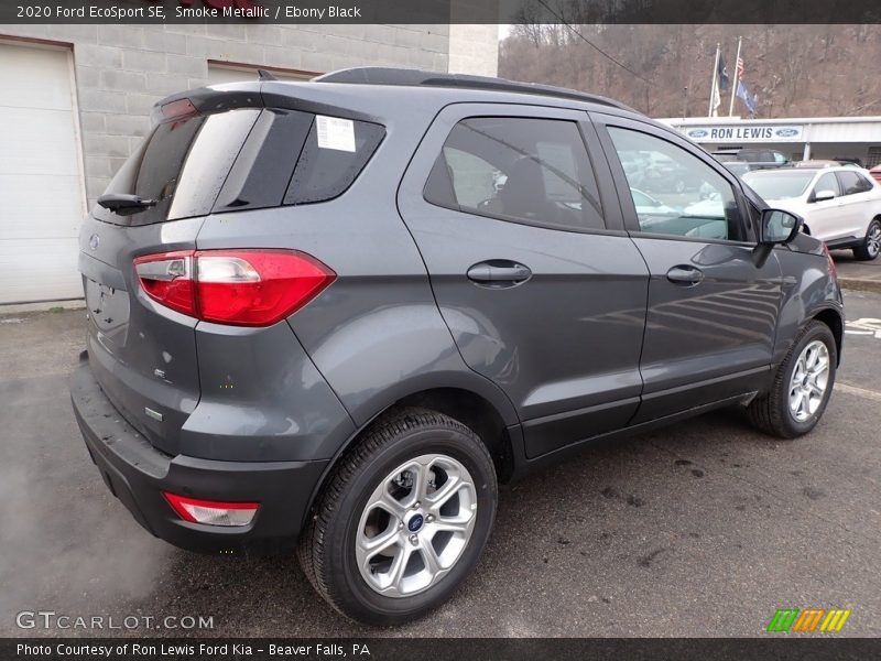 Smoke Metallic / Ebony Black 2020 Ford EcoSport SE