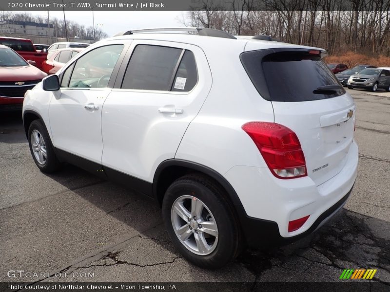 Summit White / Jet Black 2020 Chevrolet Trax LT AWD