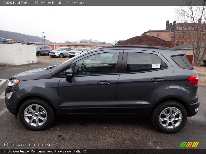 Smoke Metallic / Ebony Black 2020 Ford EcoSport SE