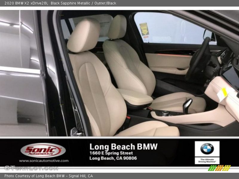 Black Sapphire Metallic / Oyster/Black 2020 BMW X2 xDrive28i