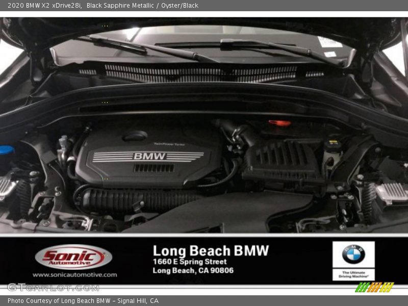Black Sapphire Metallic / Oyster/Black 2020 BMW X2 xDrive28i