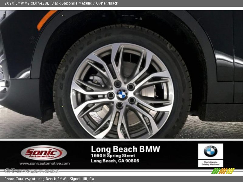 Black Sapphire Metallic / Oyster/Black 2020 BMW X2 xDrive28i
