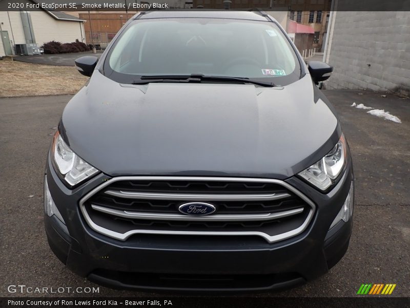 Smoke Metallic / Ebony Black 2020 Ford EcoSport SE