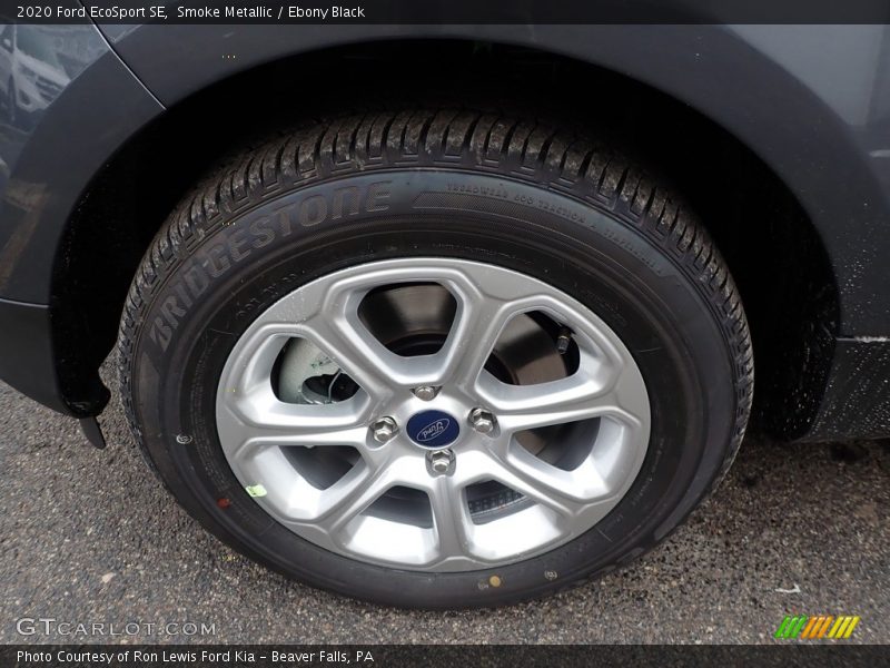 Smoke Metallic / Ebony Black 2020 Ford EcoSport SE