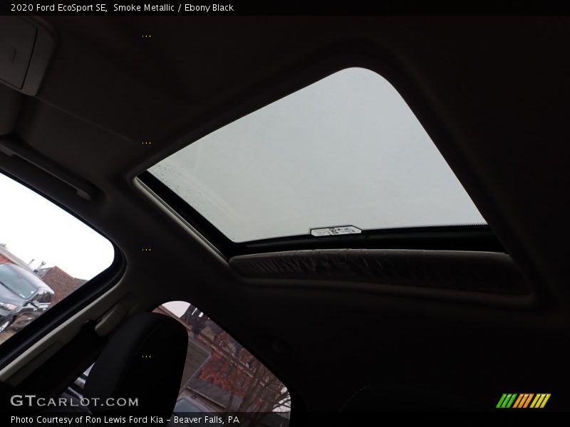 Smoke Metallic / Ebony Black 2020 Ford EcoSport SE