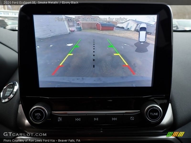 Smoke Metallic / Ebony Black 2020 Ford EcoSport SE