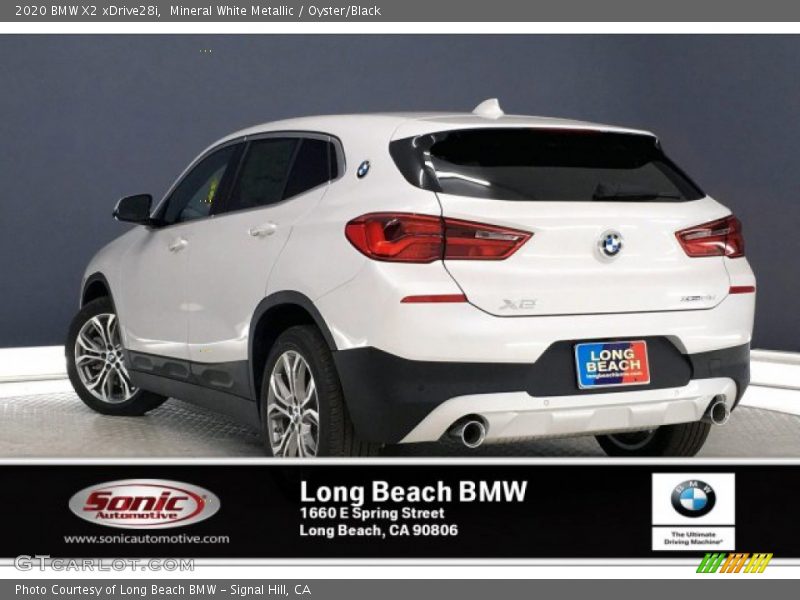 Mineral White Metallic / Oyster/Black 2020 BMW X2 xDrive28i