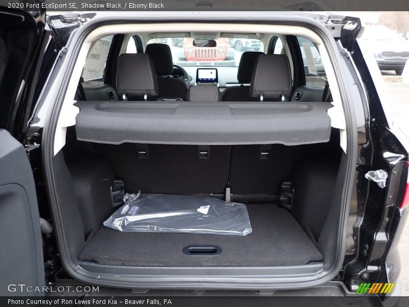  2020 EcoSport SE Trunk