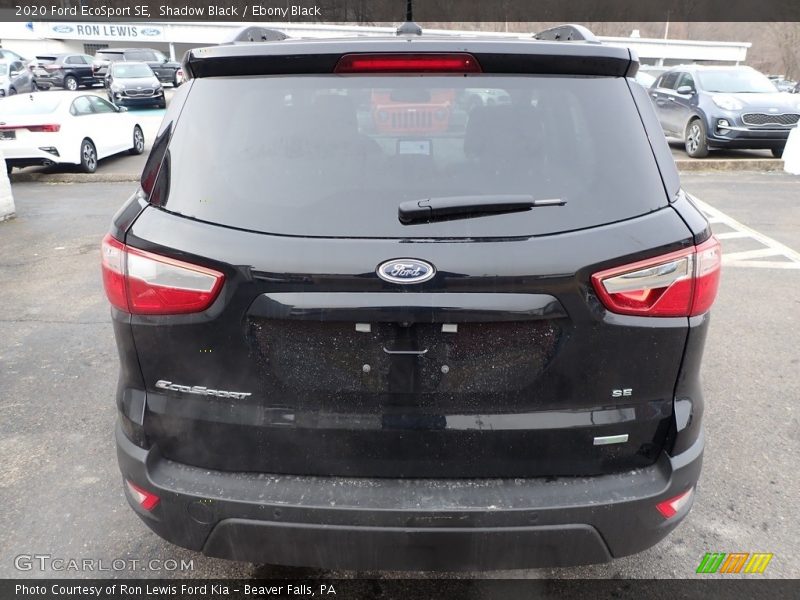 Shadow Black / Ebony Black 2020 Ford EcoSport SE