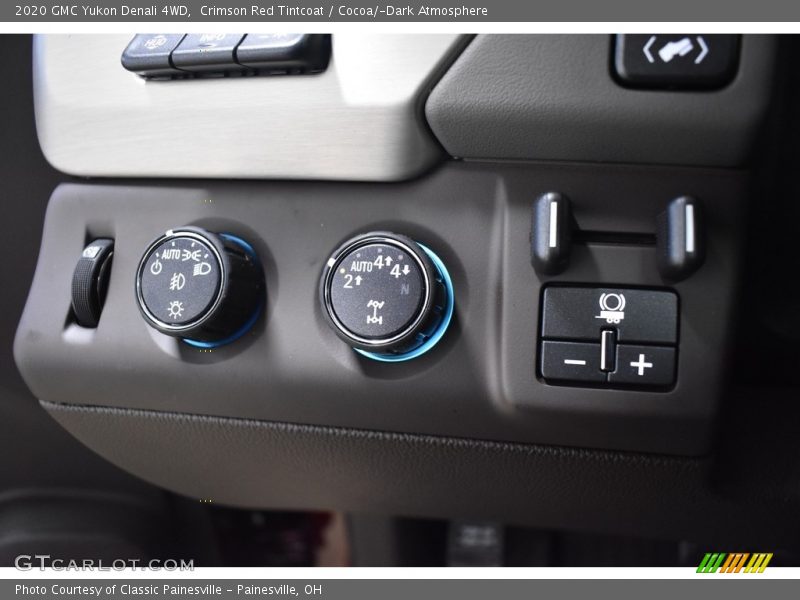 Controls of 2020 Yukon Denali 4WD