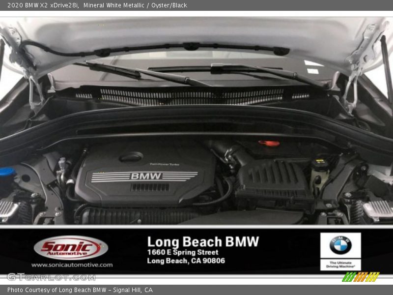 Mineral White Metallic / Oyster/Black 2020 BMW X2 xDrive28i