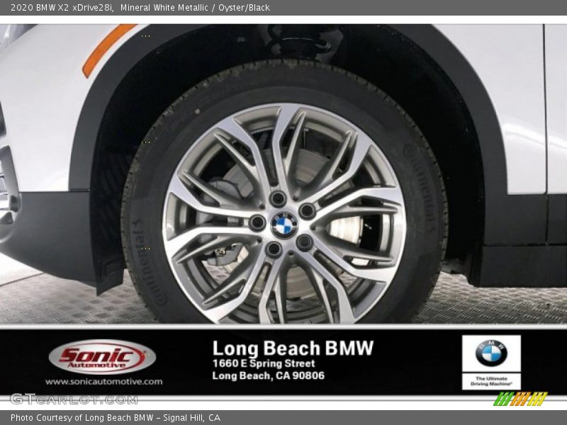 Mineral White Metallic / Oyster/Black 2020 BMW X2 xDrive28i