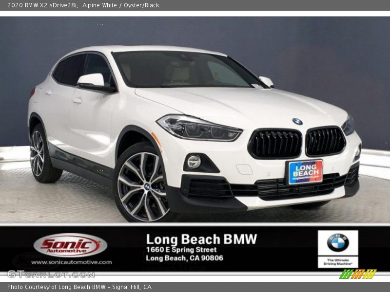 Alpine White / Oyster/Black 2020 BMW X2 sDrive28i