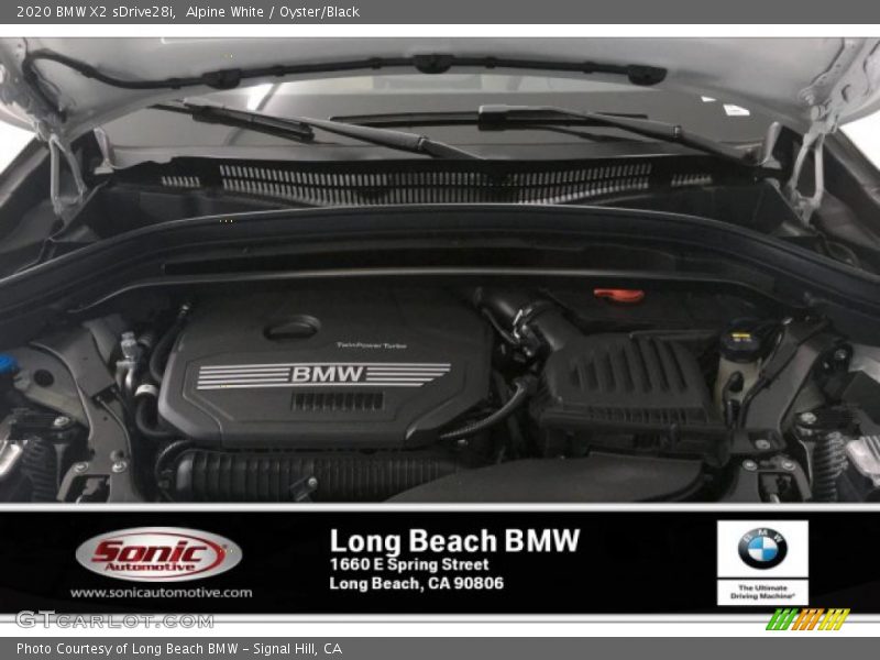 Alpine White / Oyster/Black 2020 BMW X2 sDrive28i