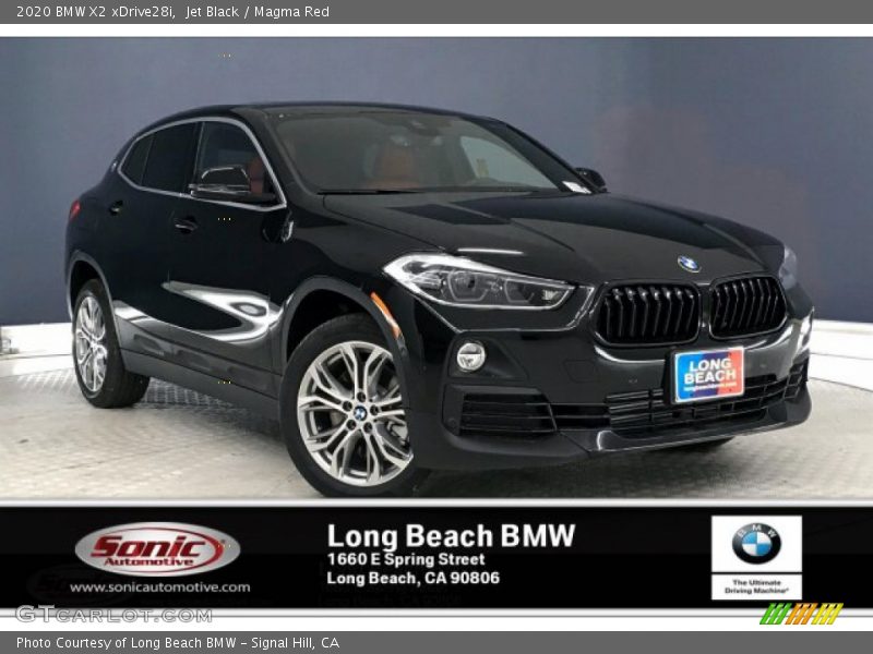 Jet Black / Magma Red 2020 BMW X2 xDrive28i