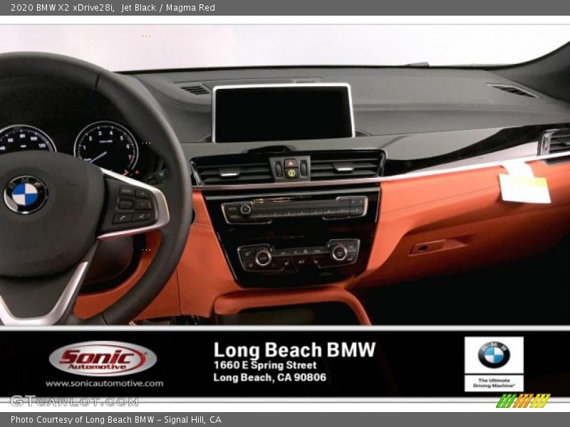 Jet Black / Magma Red 2020 BMW X2 xDrive28i