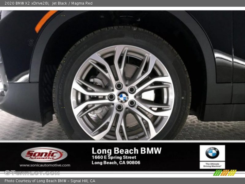 Jet Black / Magma Red 2020 BMW X2 xDrive28i