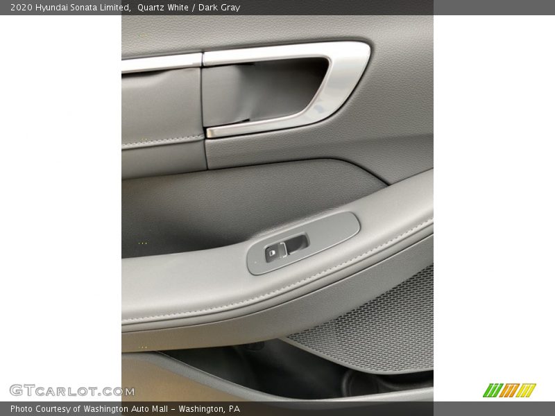 Quartz White / Dark Gray 2020 Hyundai Sonata Limited