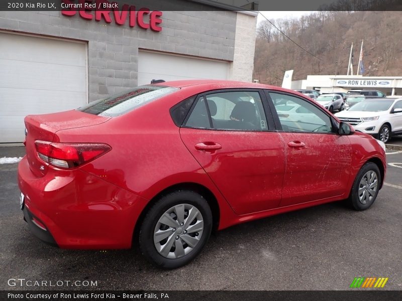 Currant Red / Black 2020 Kia Rio LX